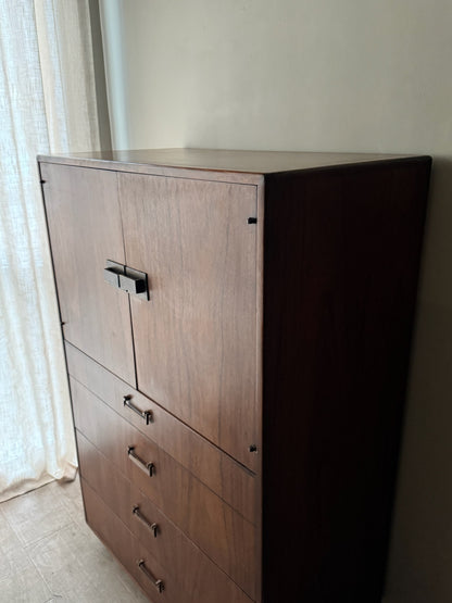 Founders walnut gentlemen’s dresser