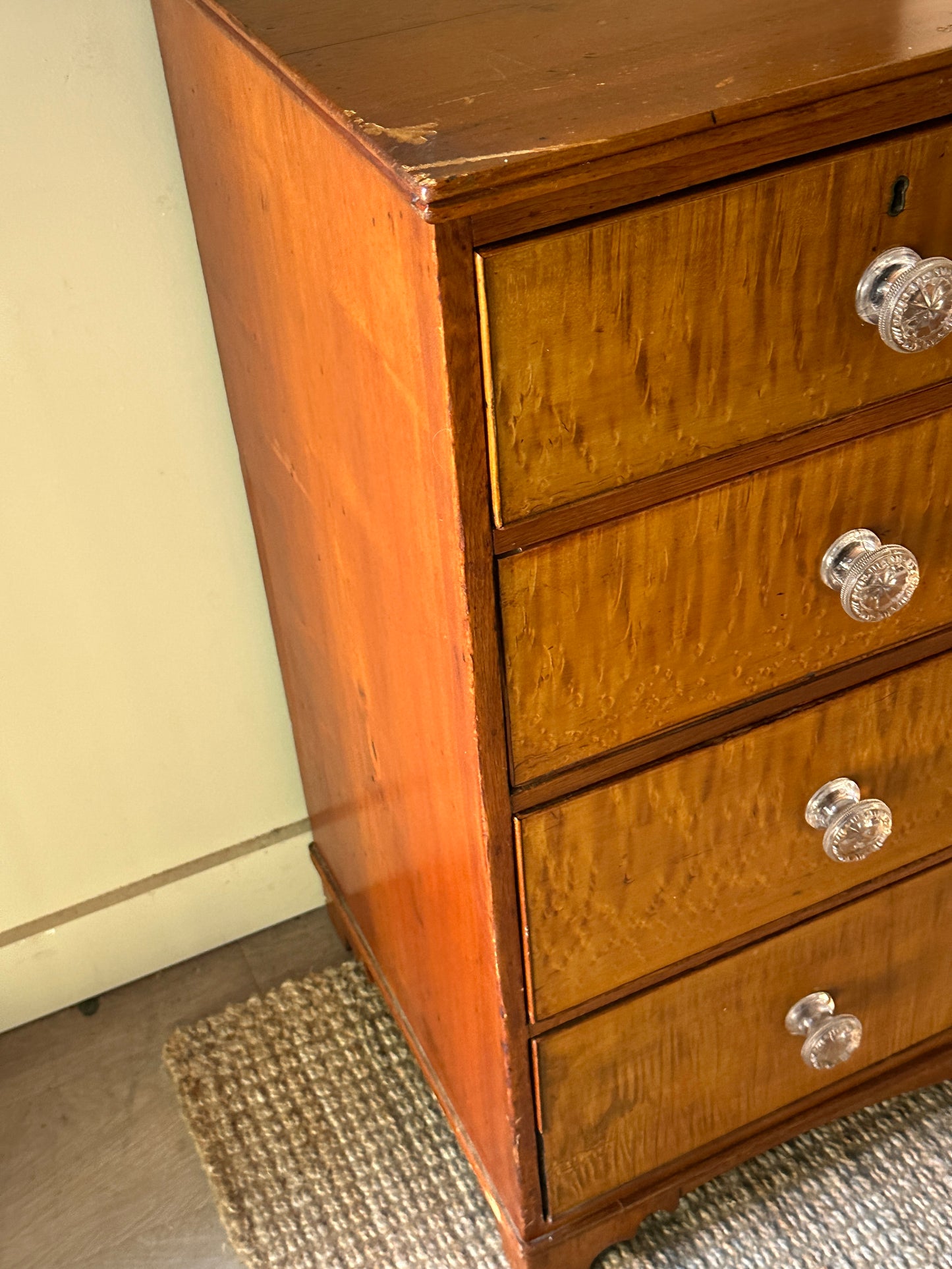 Birdseye maple dresser