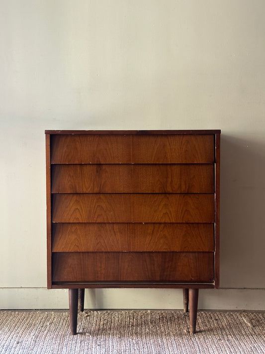 Walnut tallboy