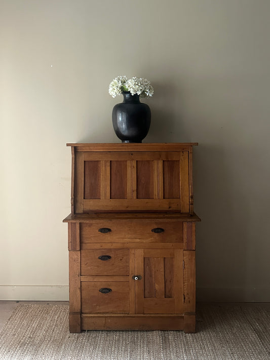 Mixed Wood Secretary Hutch