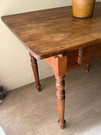 Pennsylvania Sheraton walnut work table