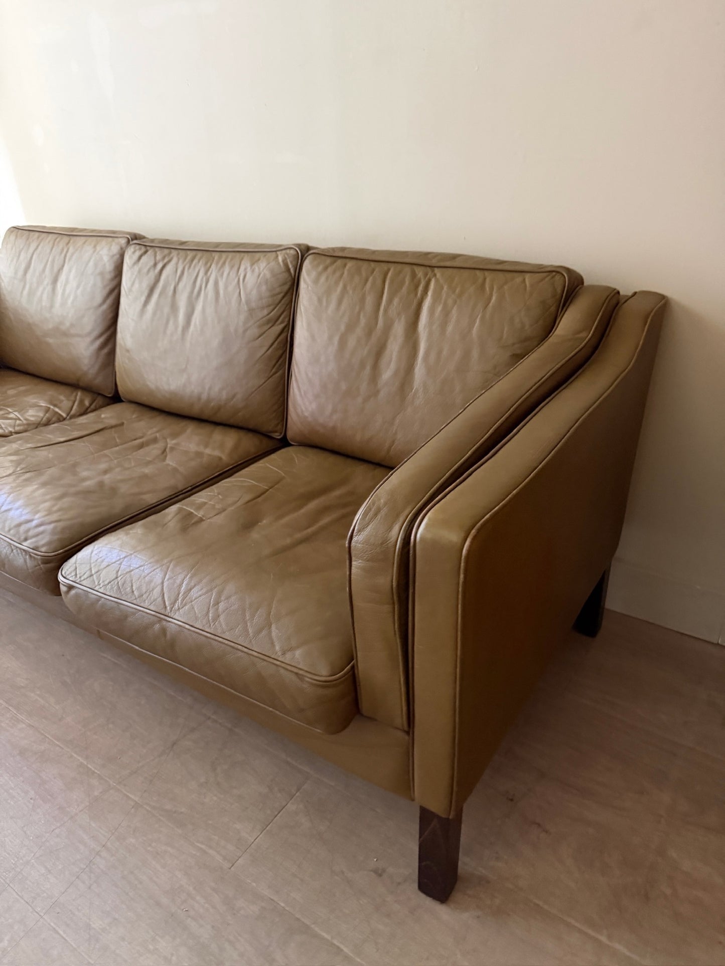 Mogens Hansen Danish leather sofa