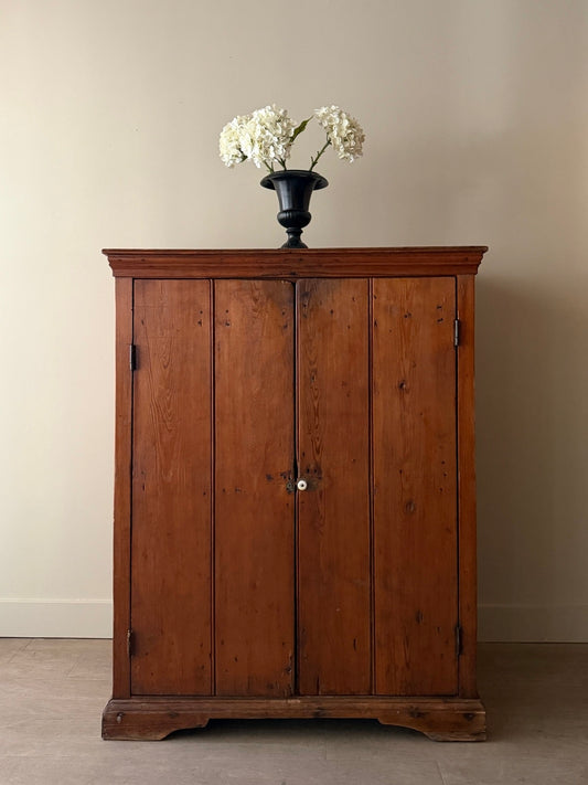 Yellow pine cupboard