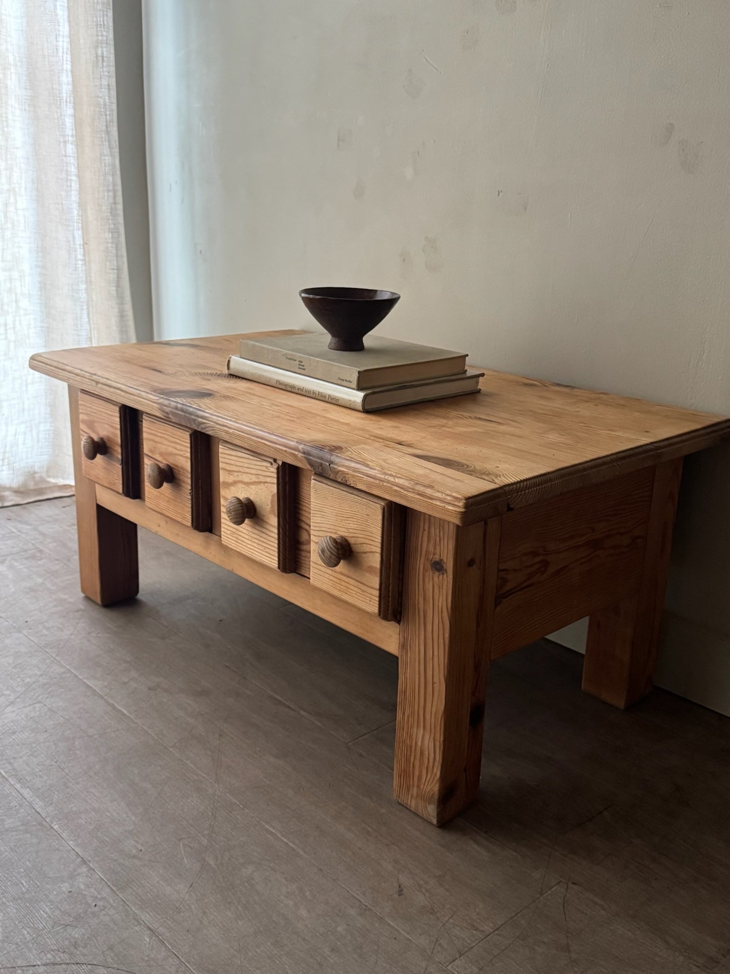 Pine coffee table