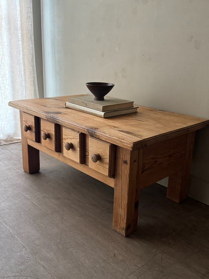 Pine coffee table