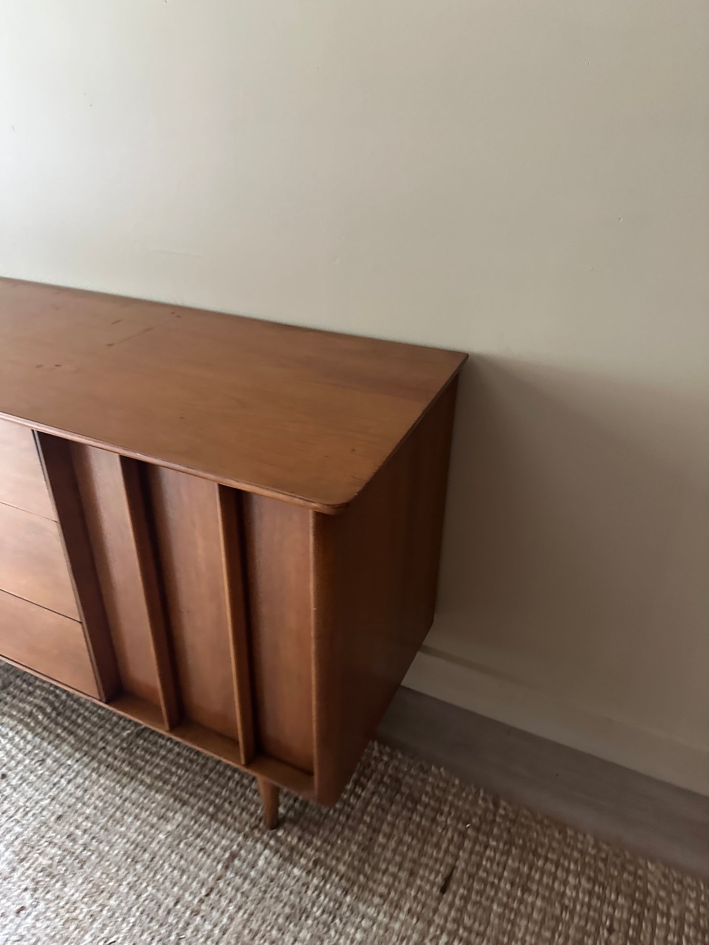 Walnut credenza