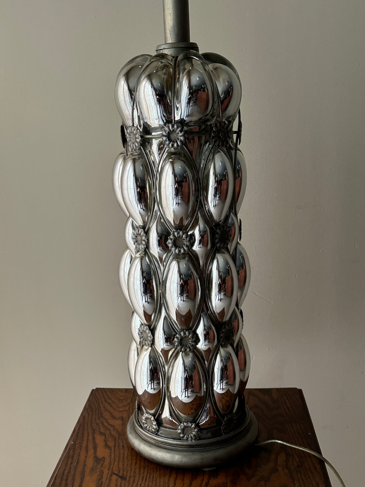 Chrome lamp base