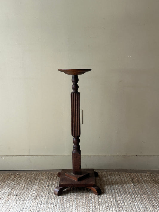 Oak pedestal