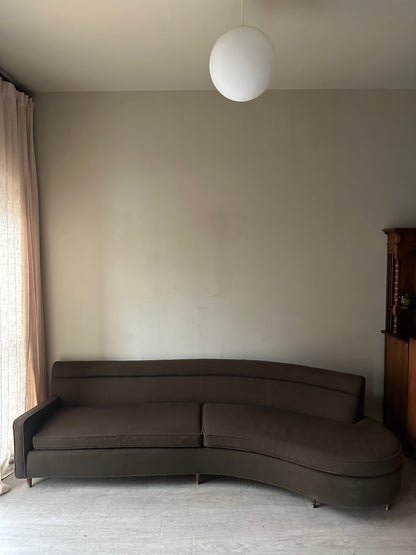 Mid-Century curved sofa
