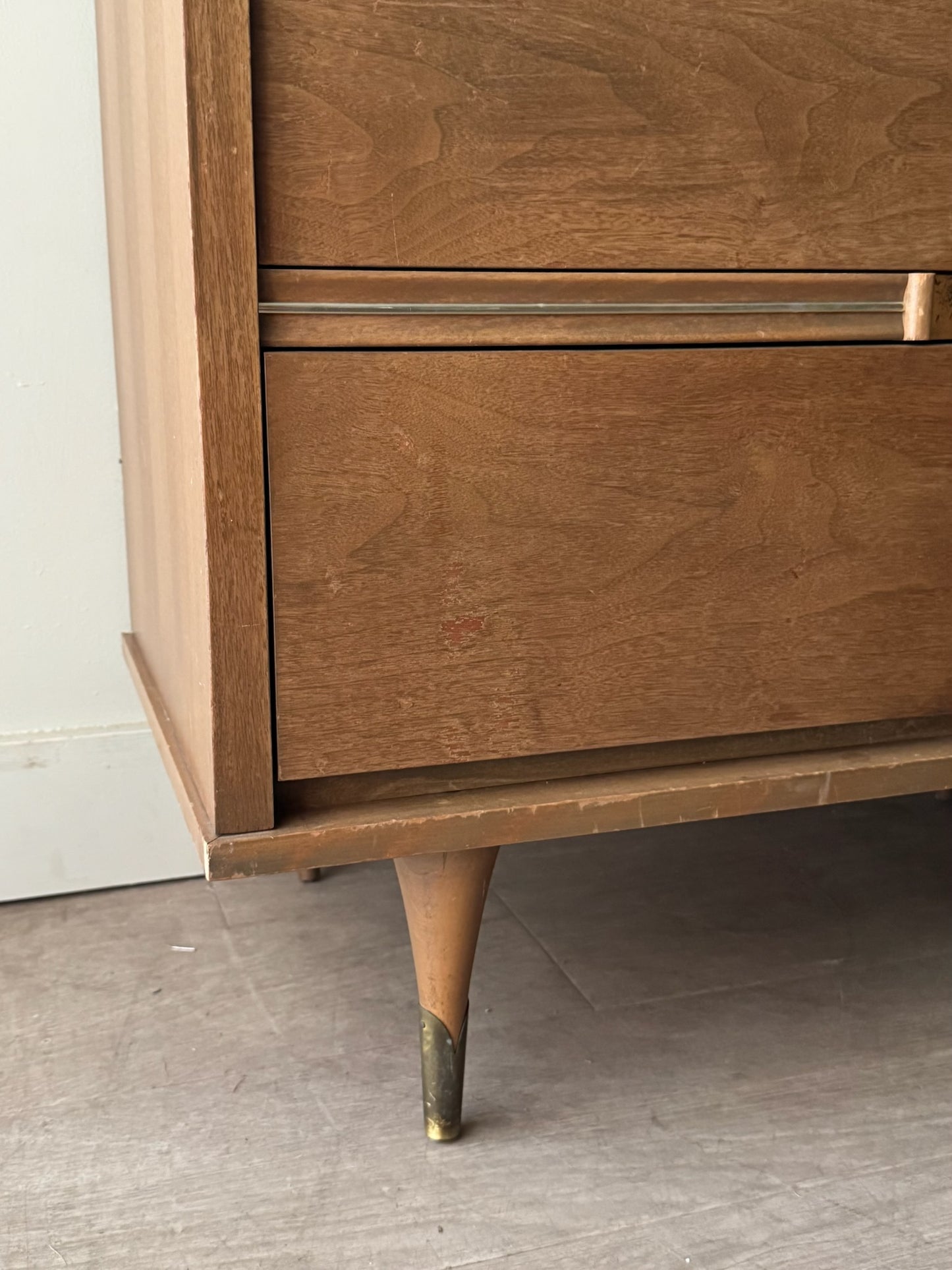Walnut tallboy