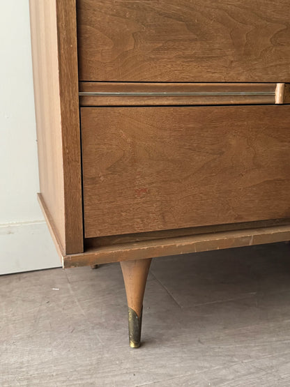 Walnut tallboy