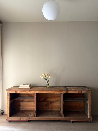 Painted country store counter
