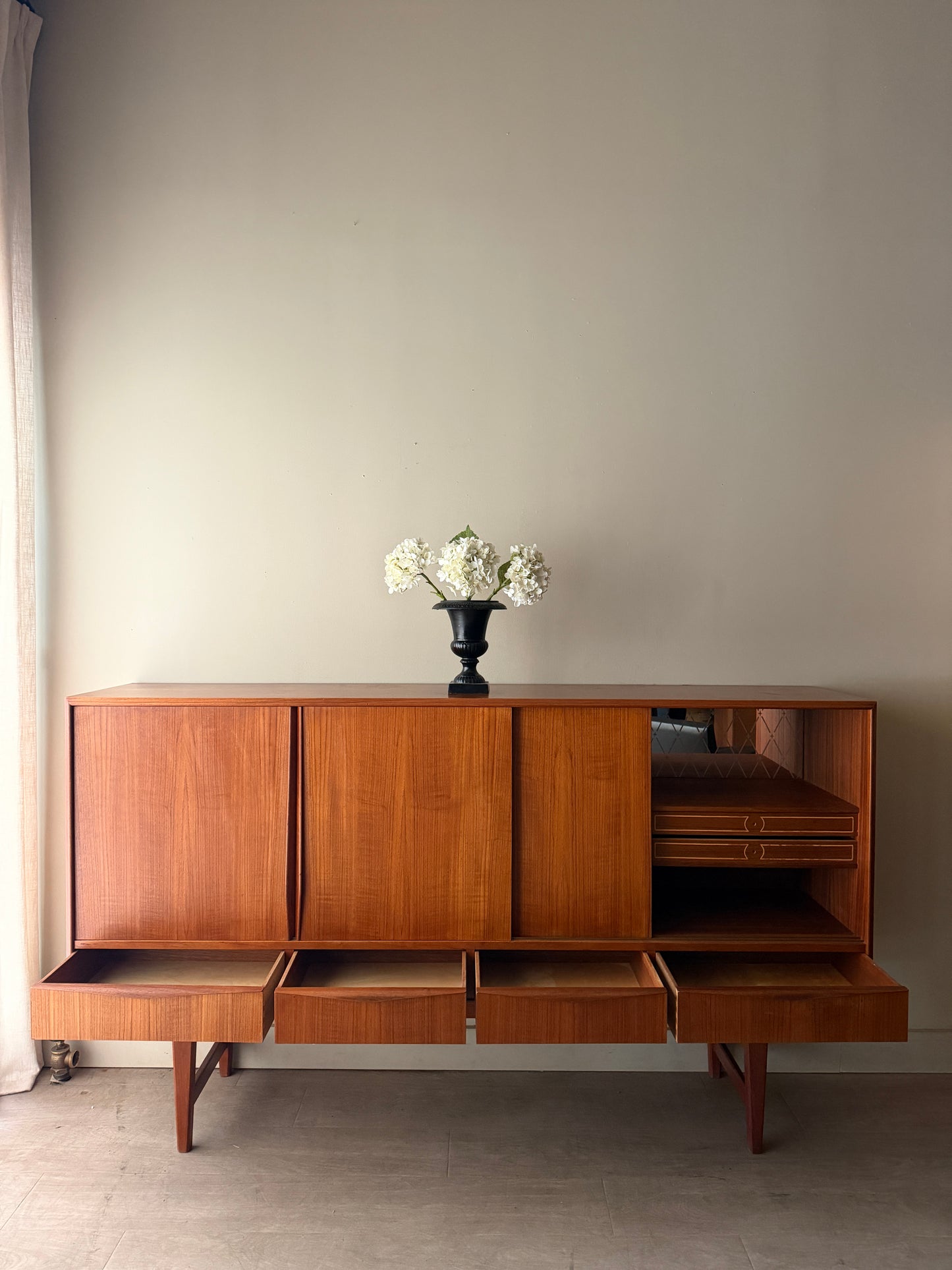 E. W. Bach Danish teak sideboard