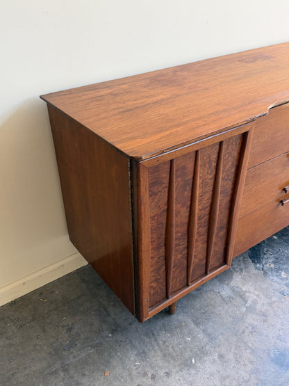 Walnut credenza