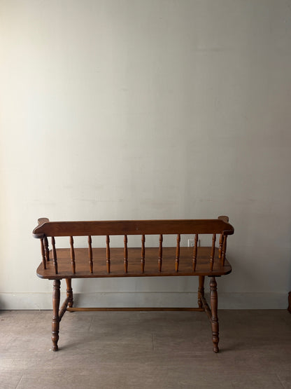 Farmhouse maple bench