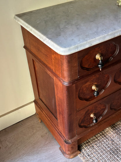 Marble top dresser