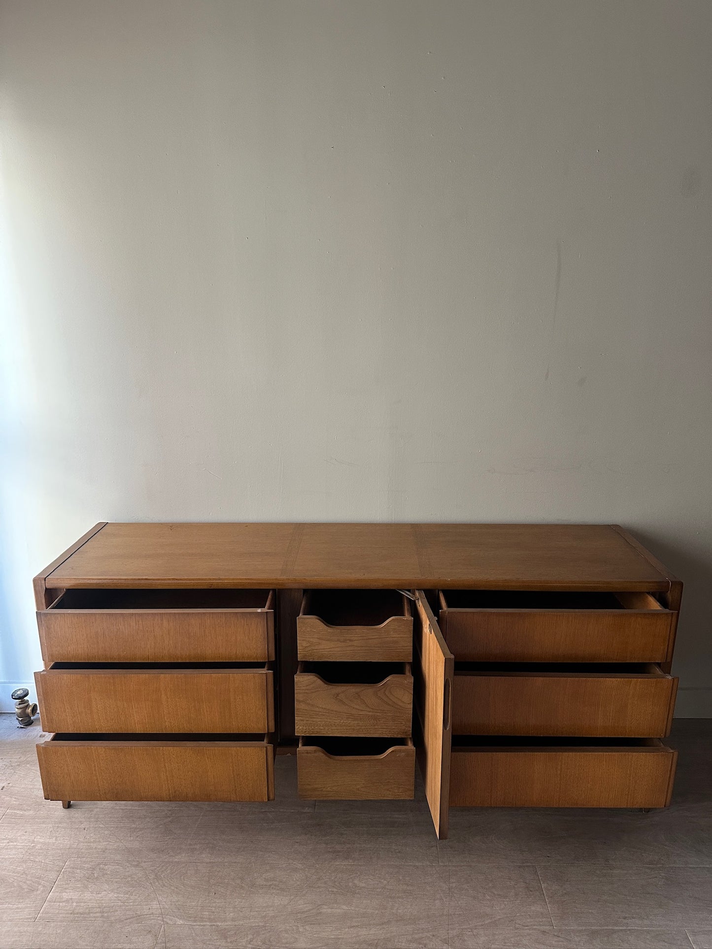 Walnut credenza