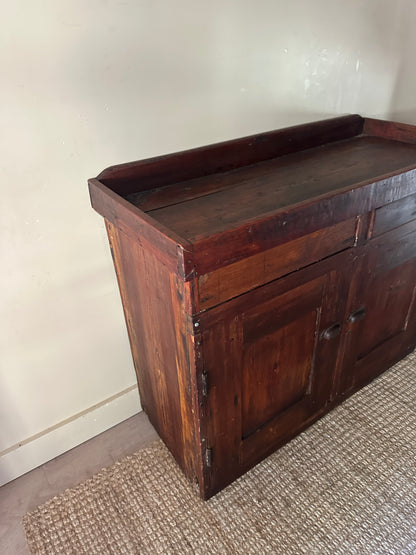 Pine dry sink