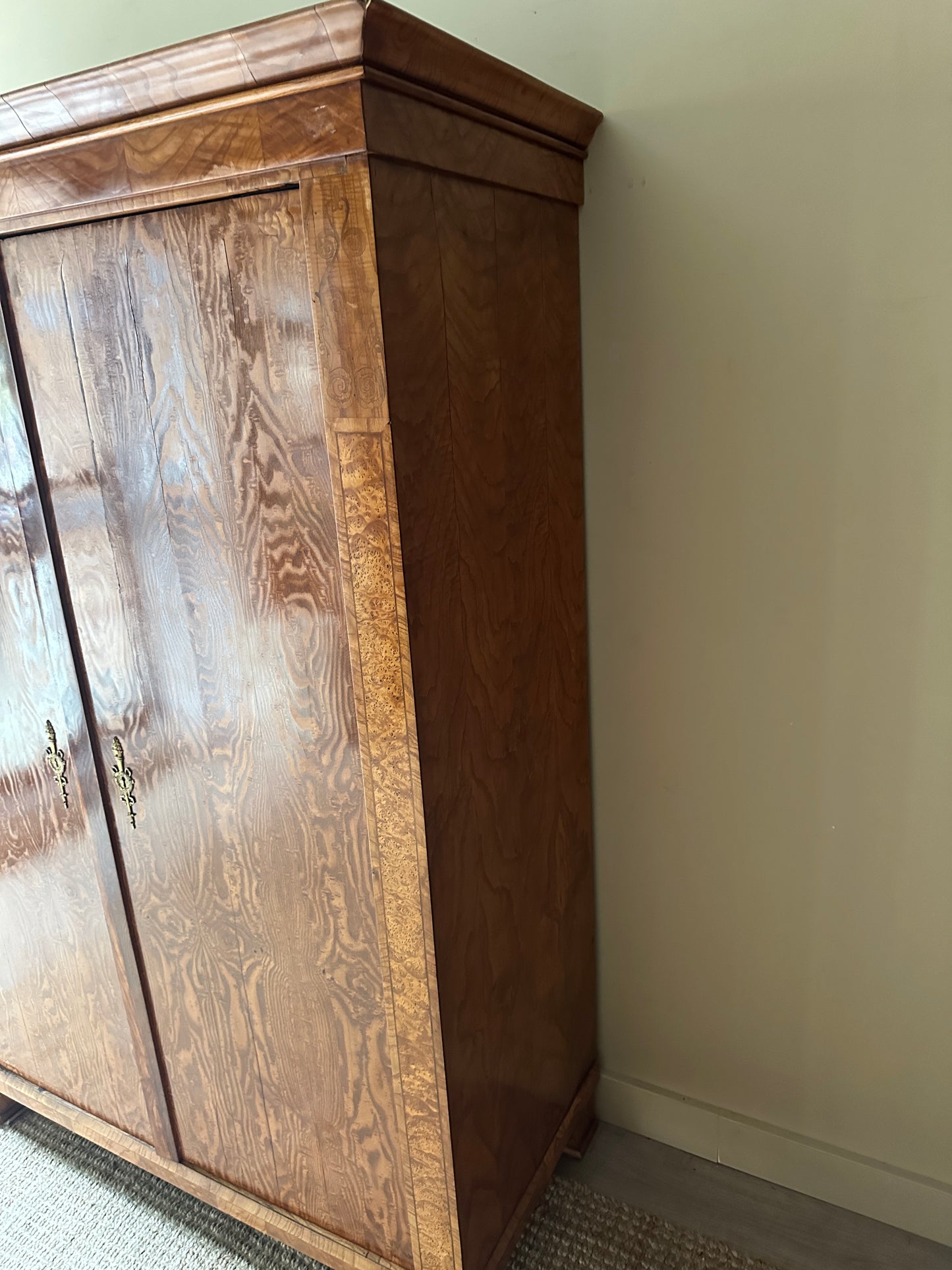 Burl armoire