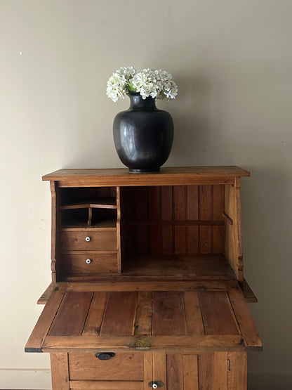Mixed Wood Secretary Hutch