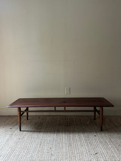 Walnut coffee table