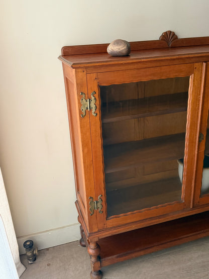 Maple display cabinet