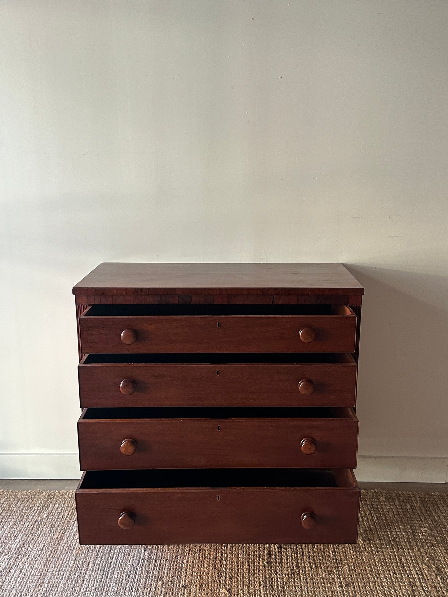 Mahogany Sheraton dresser