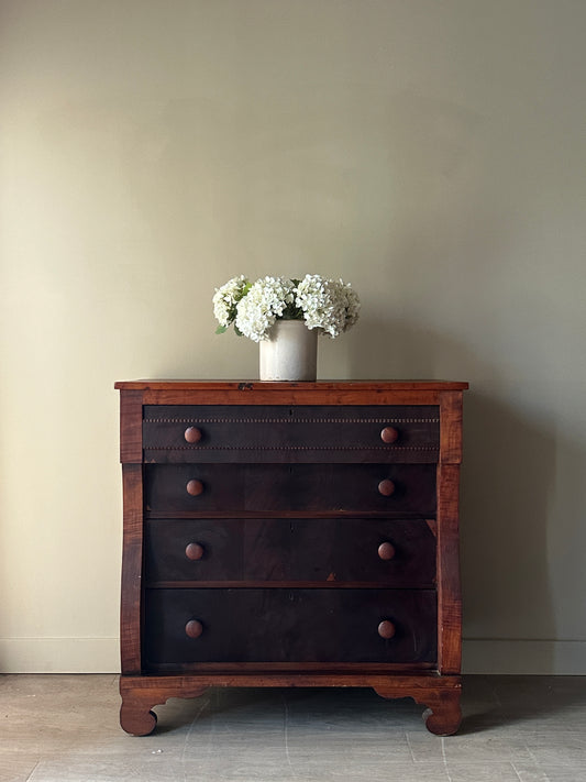 Walnut empire dresser