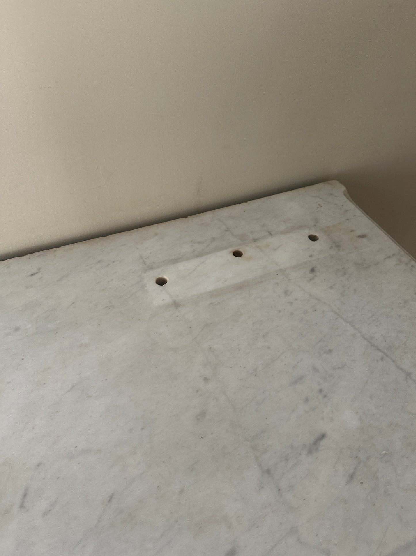 Marble top dresser