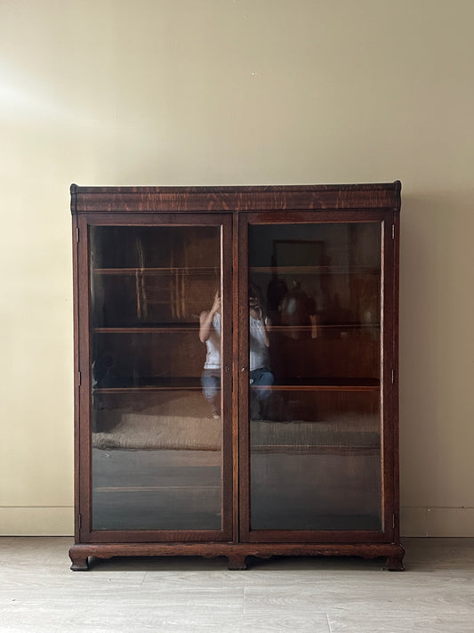Oak display case