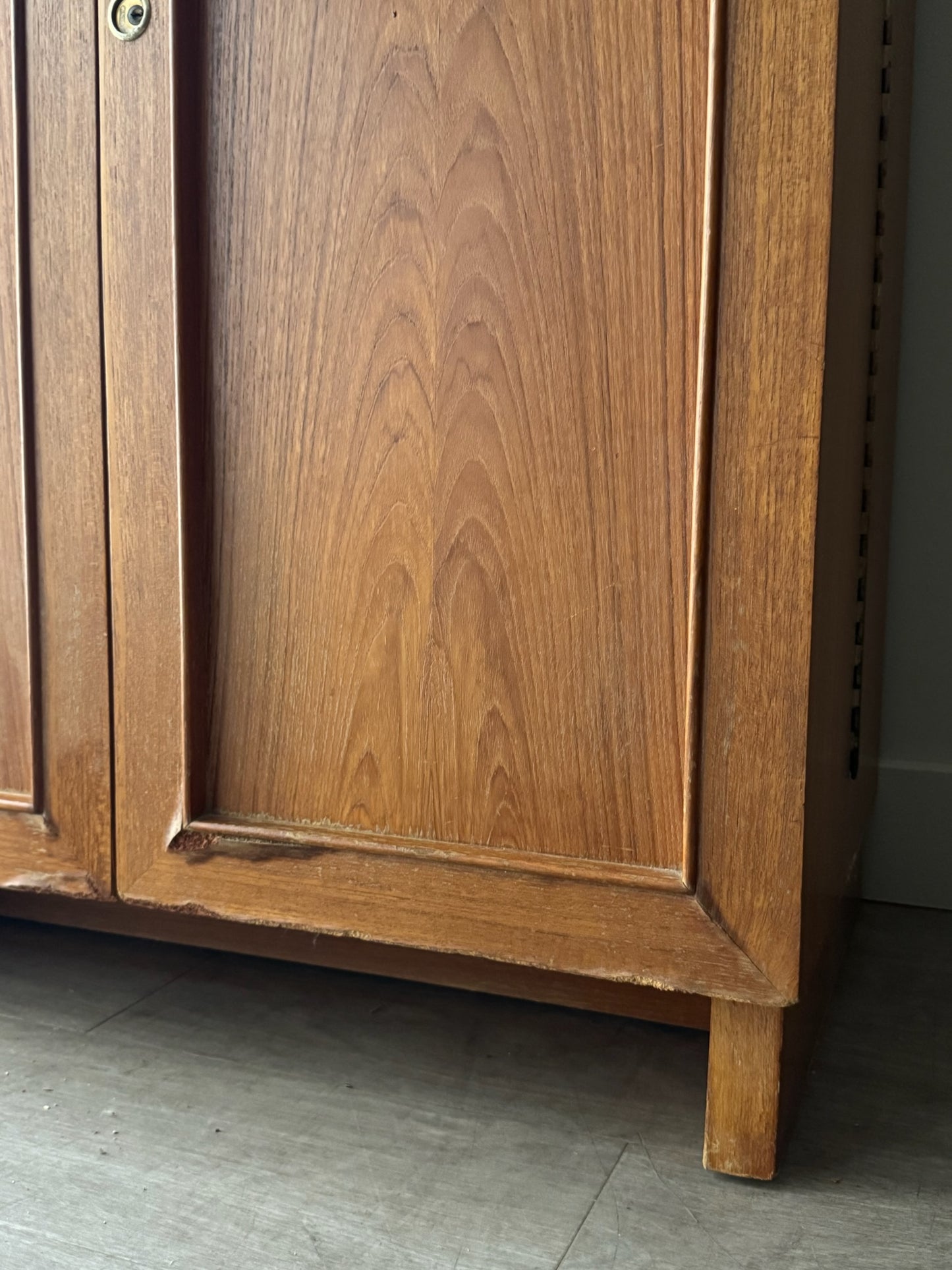 Danish teak cabinet desk