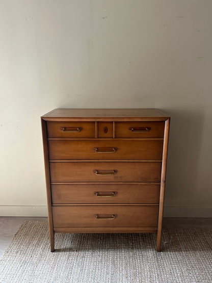 Dixie walnut tallboy