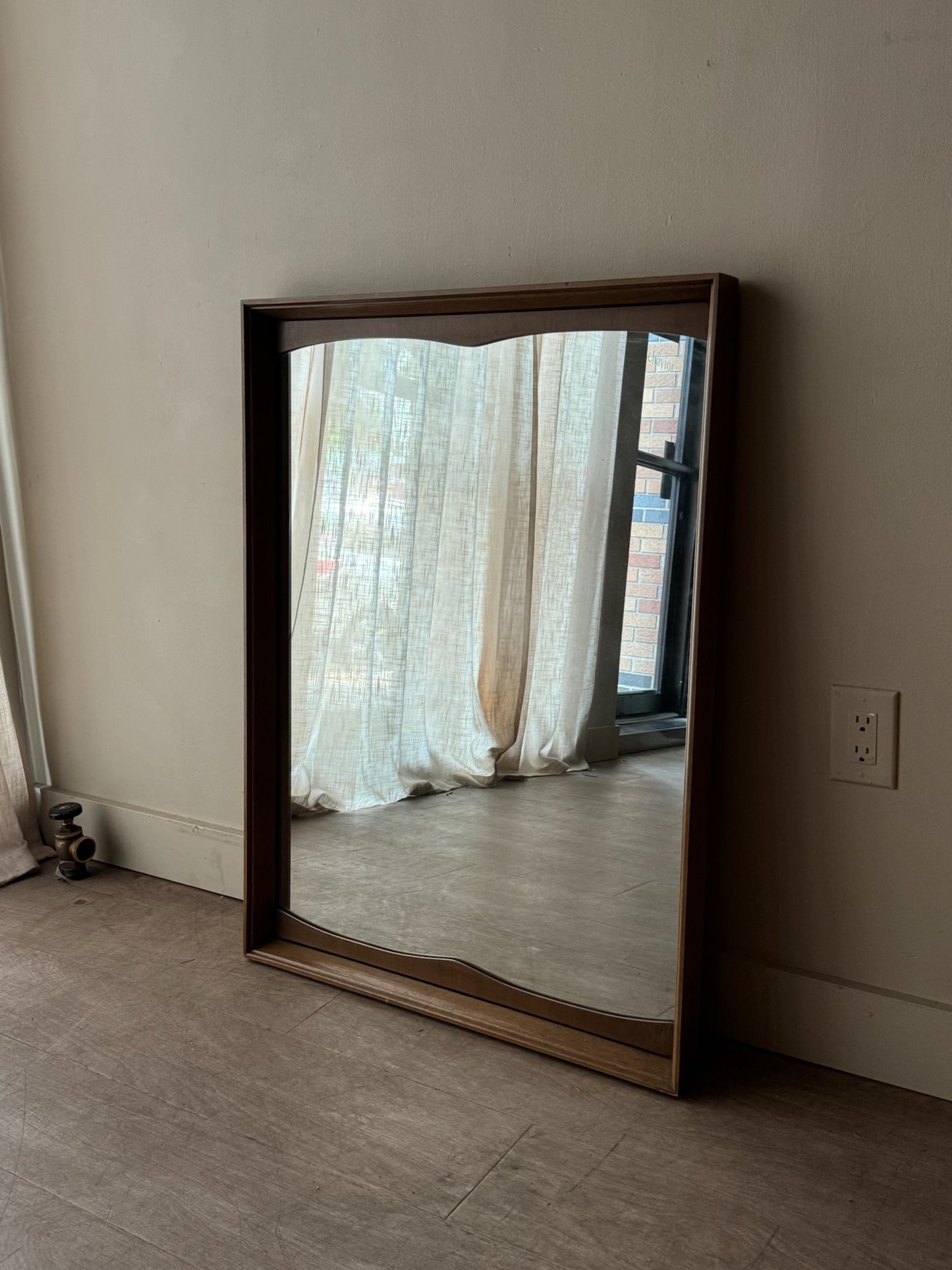 Walnut mirror