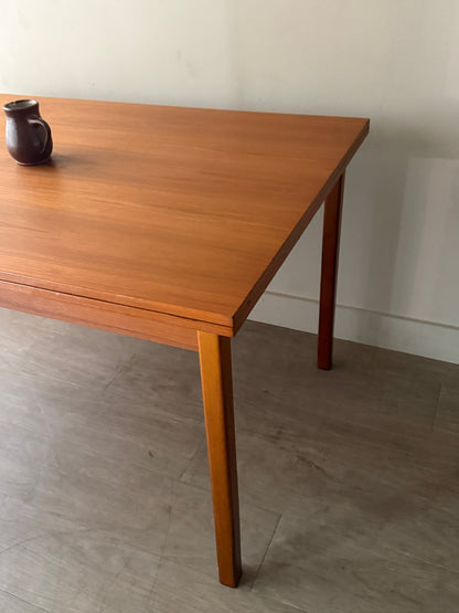 Danish teak extending dining table