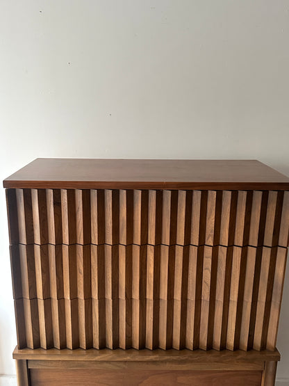 Walnut tallboy