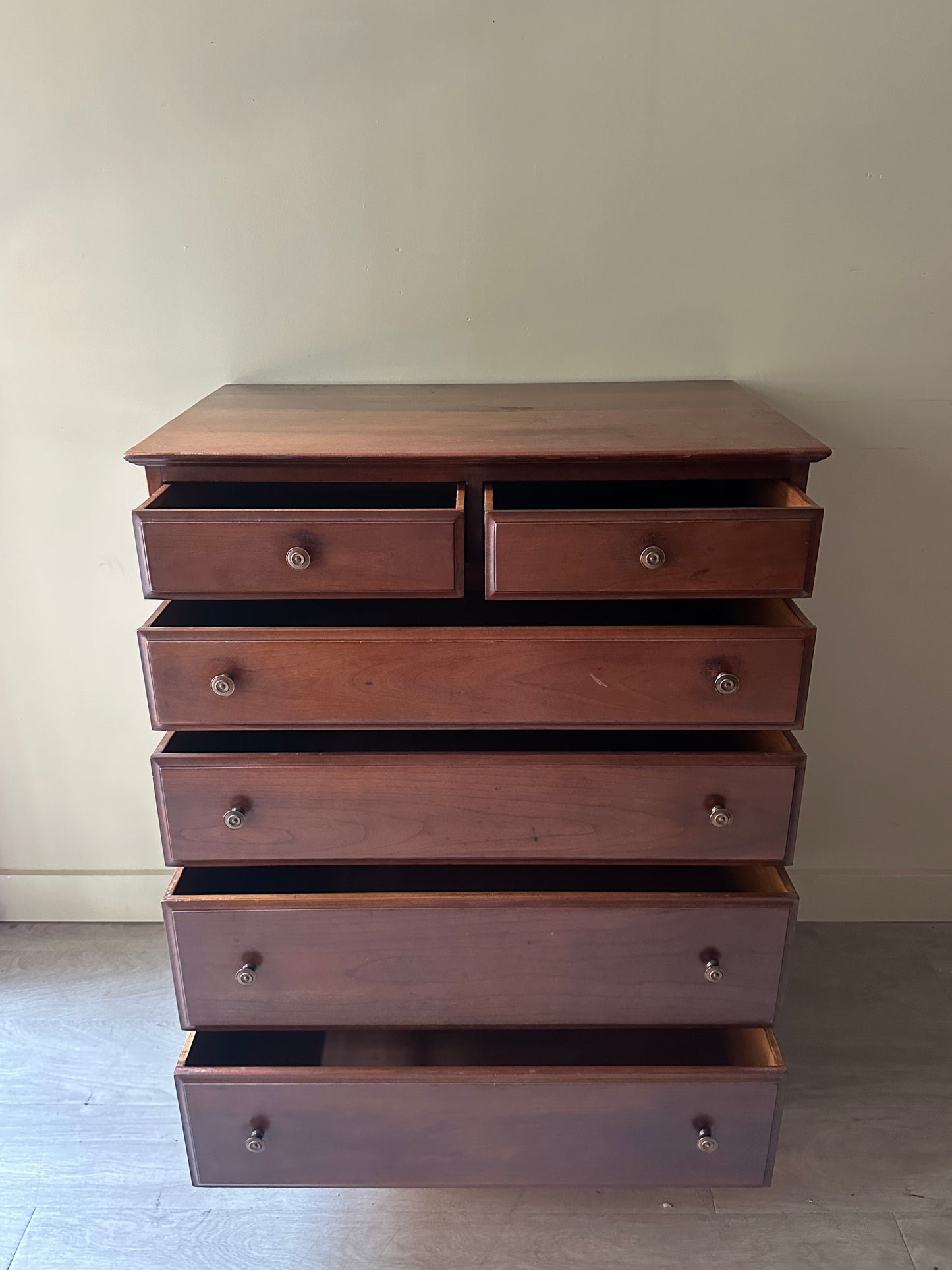 Stickley pine tallboy