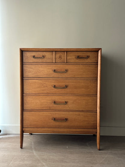 Drexel oak tallboy