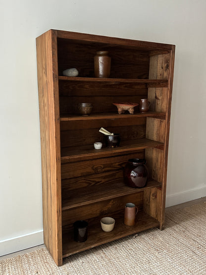 Farmhouse pine bookshelf