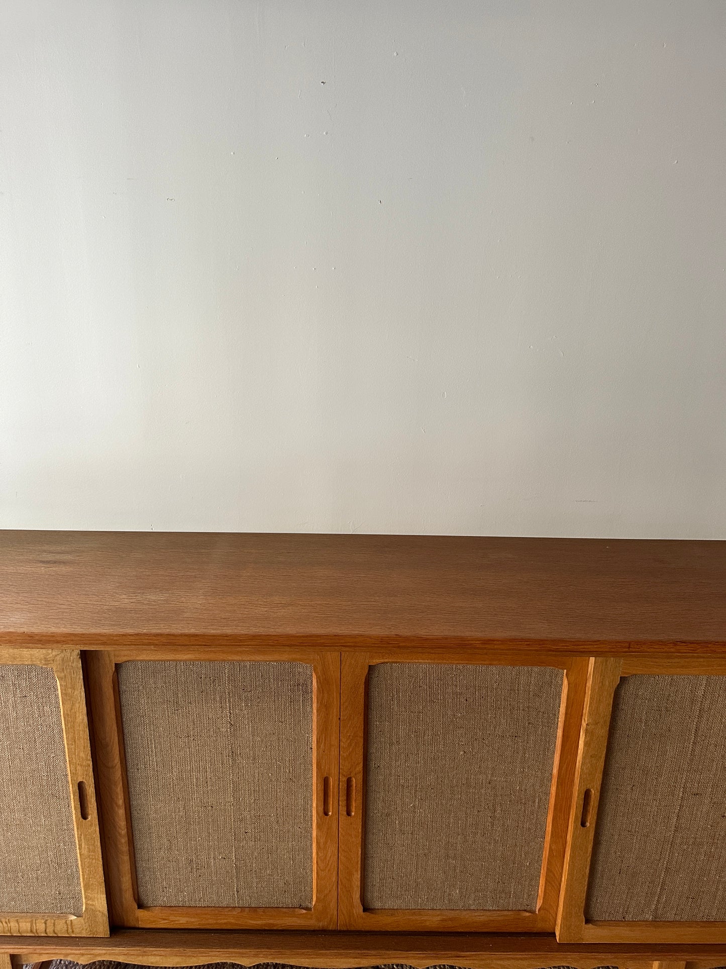 White oak sideboard