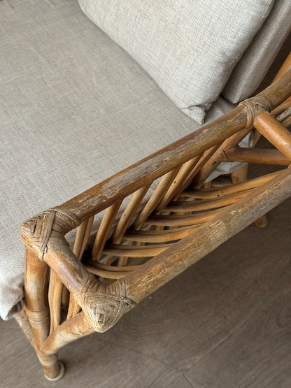 Bamboo arm chair