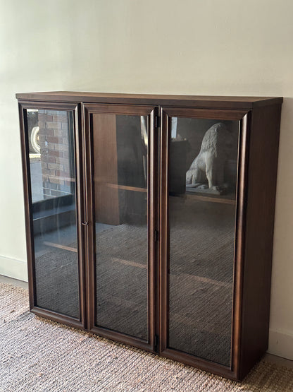 Walnut display case