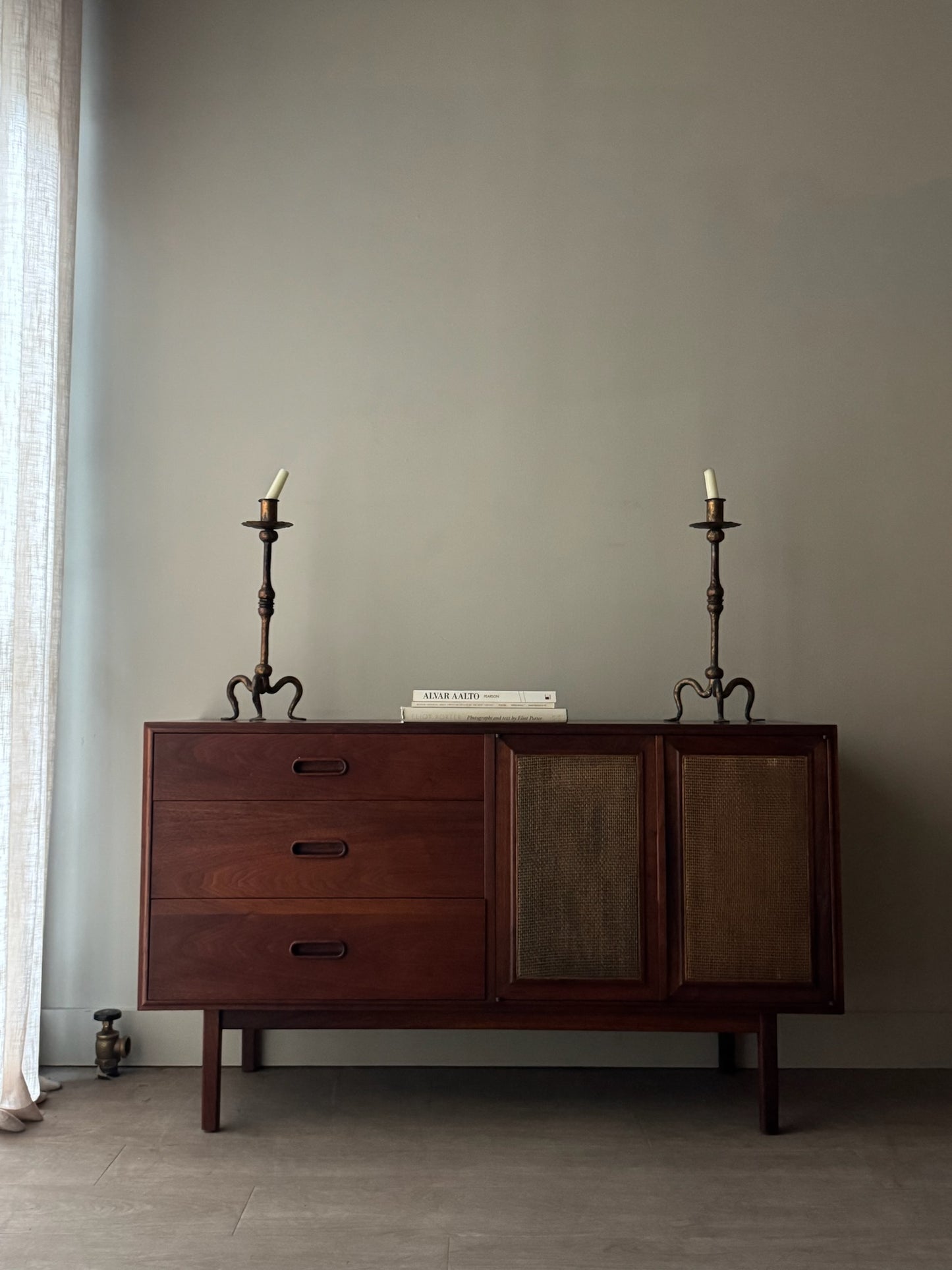 Jack Cartwright for Founders walnut credenza