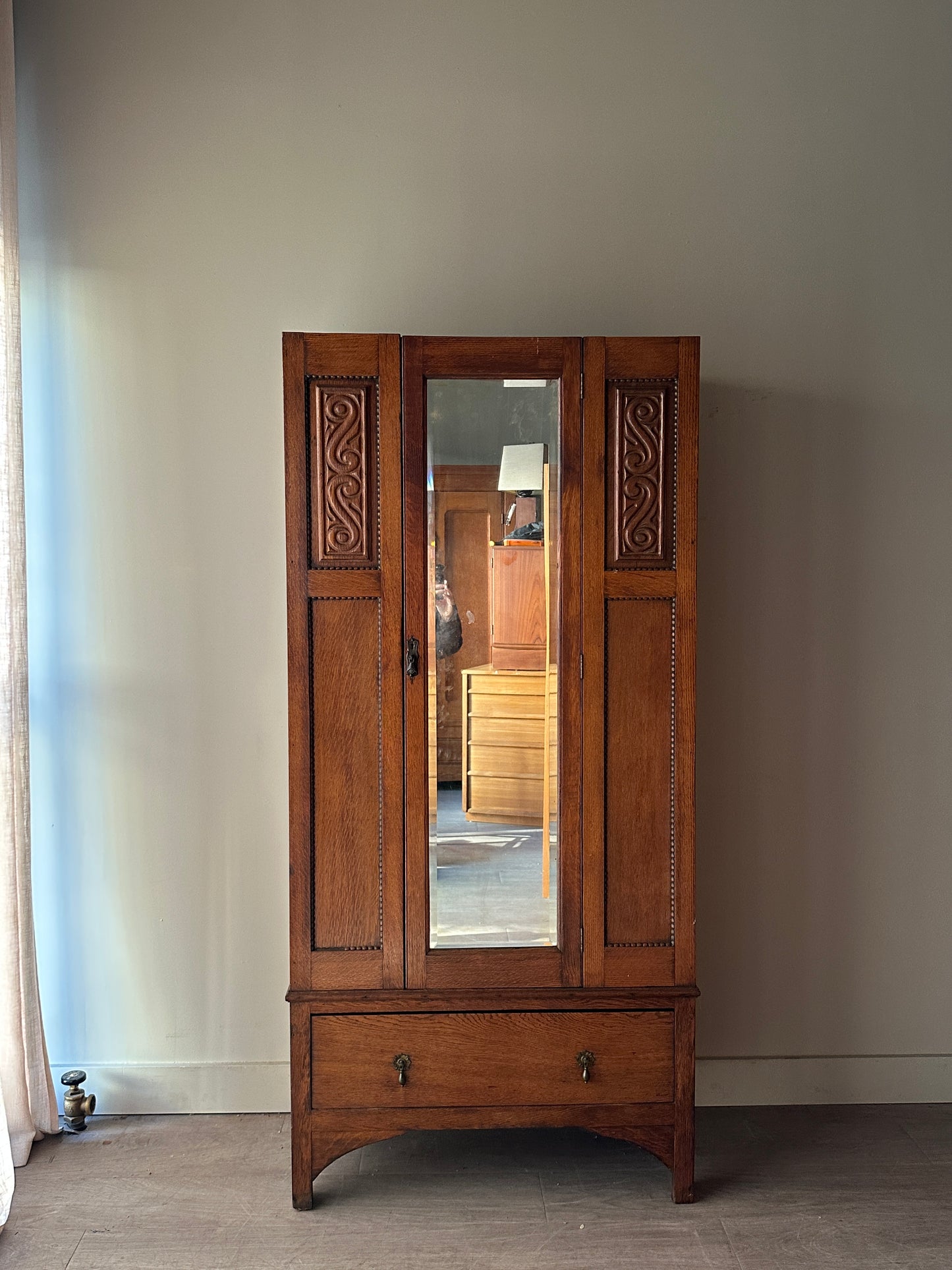 Oak armoire