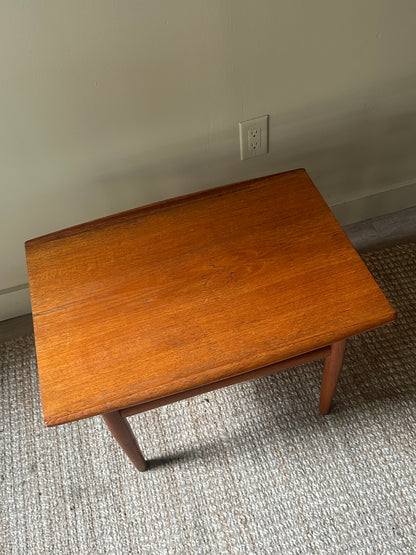 Walnut side table