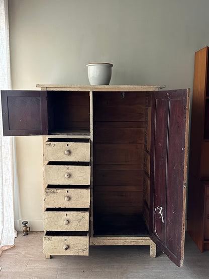 White painted side by side