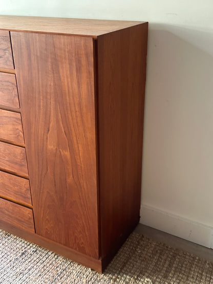 Teak gentleman’s dresser