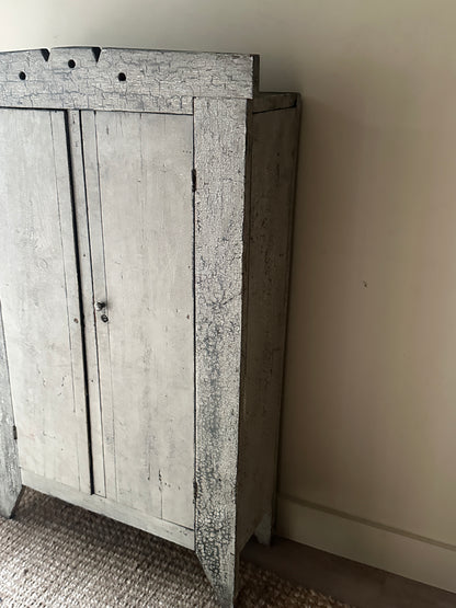Small painted farmhouse cabinet