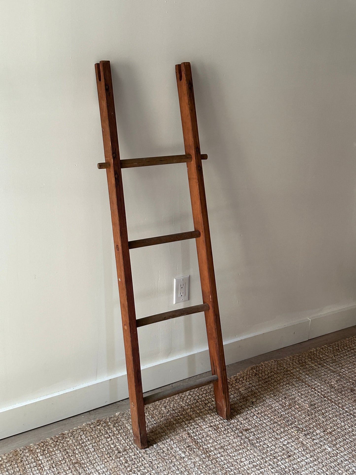 Antique handmade ladder