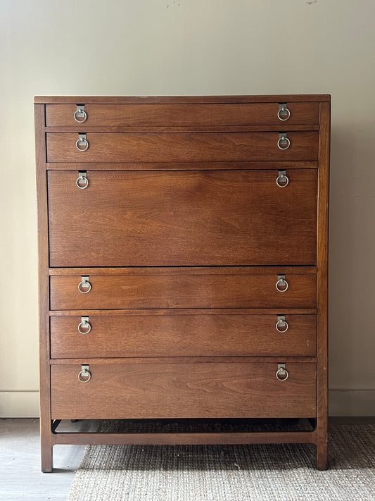 Walnut tallboy