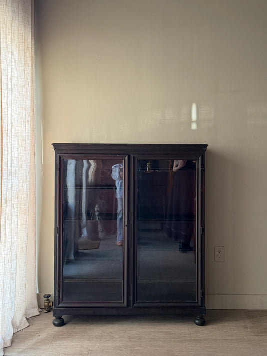 Mahogany display cabinet